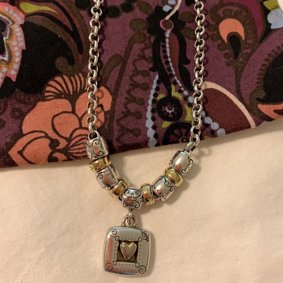 -Brighton 2-toned Necklace - Picture 2 of 7